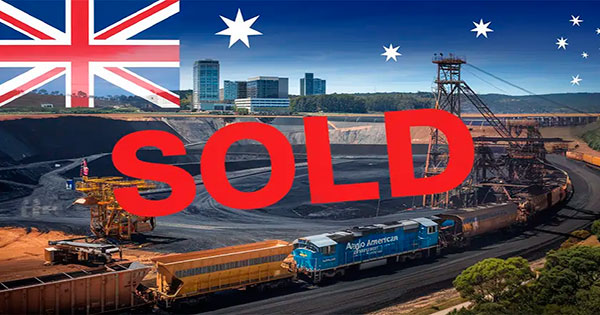 Anglo American Plc сообщает о продаже угольного сталелитейного бизнеса компании Peabody