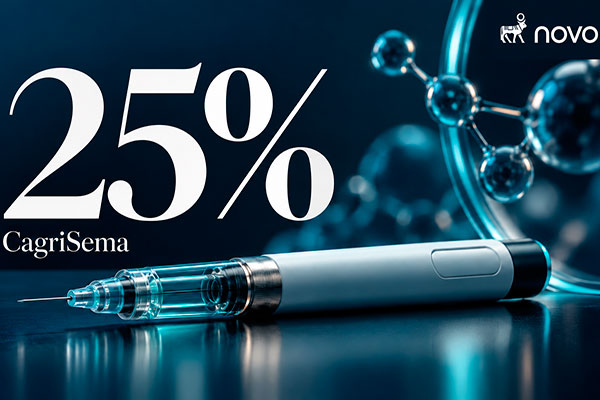 CagriSema’s 25% Weight-Loss Result Raises the Stakes for Novo