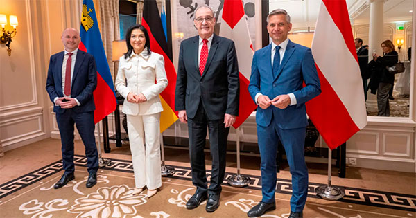 Four-way meeting of the ministers of economic affairs of German-speaking countries in Zurich