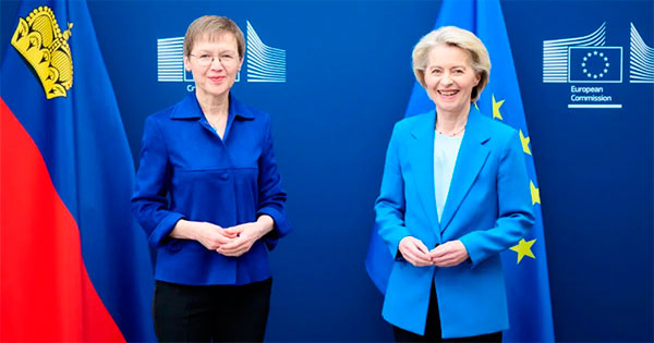 Liechtenstein Prime Minister Meets with European Commission President