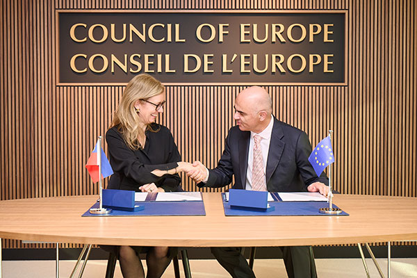 Liechtenstein’s Deputy Prime Minister Sabine Monauni Holds Talks at the Council of Europe in Strasbourg
