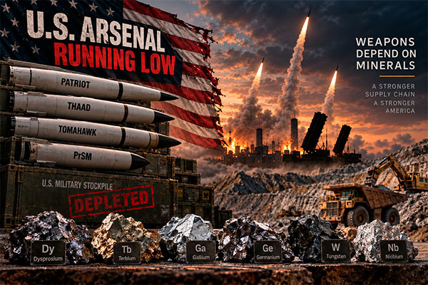 ANDRIEVSKII.CH | The U.S. Arsenal Is Being Depleted: The War with Iran Has Exposed an Extreme Shortage of Critical Minerals