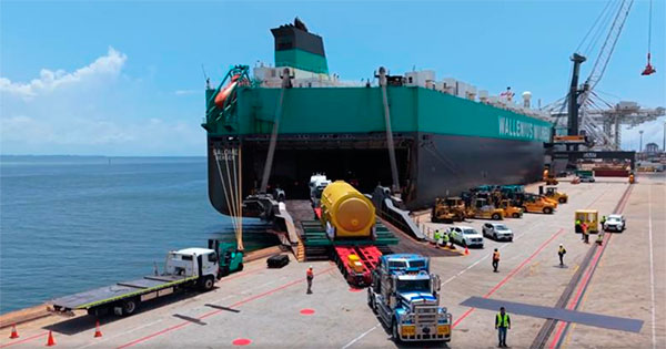 Wallenius Wilhelmsen delivers its heaviest single breakbulk piece ever