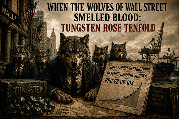 When the Wolves of Wall Street Smelled Blood: Tungsten Rose Tenfold