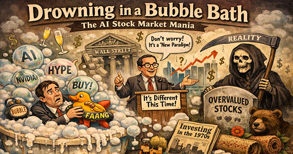 Why AI Stocks May Soon “Drown in a Bubble Bath”